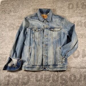 Levi Strauss Signature Denim Trucker Jacket Blue Size LG